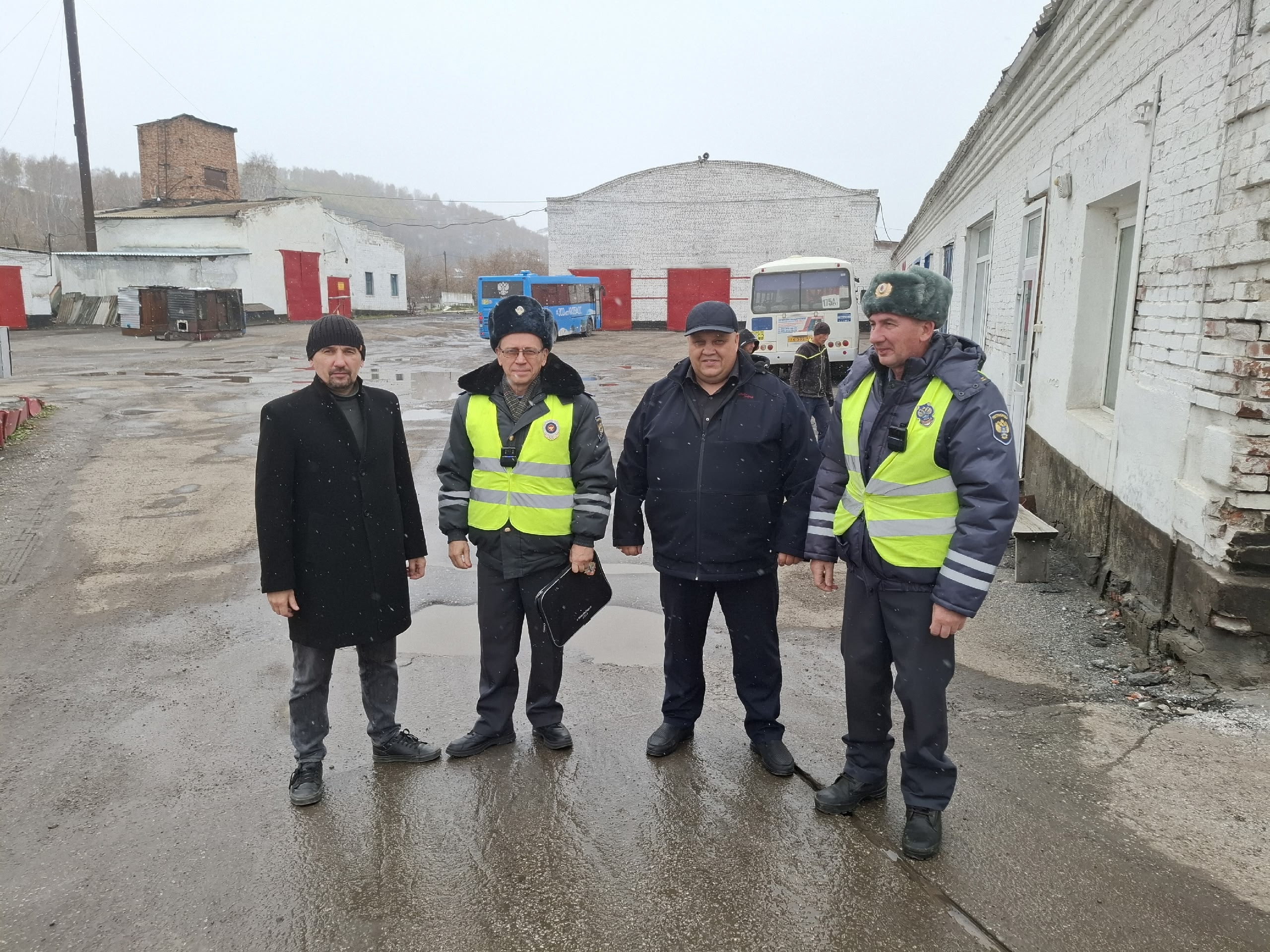 Инспекционный визит в Гурьевский филиал ГПК «Пассажиравтотранс»